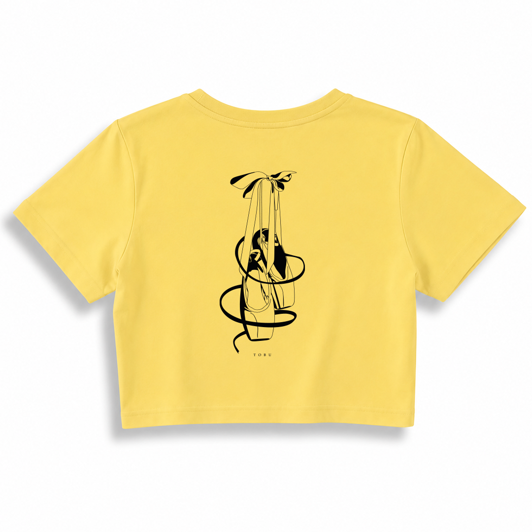 Kadın Crop Tshirt / Balerin
