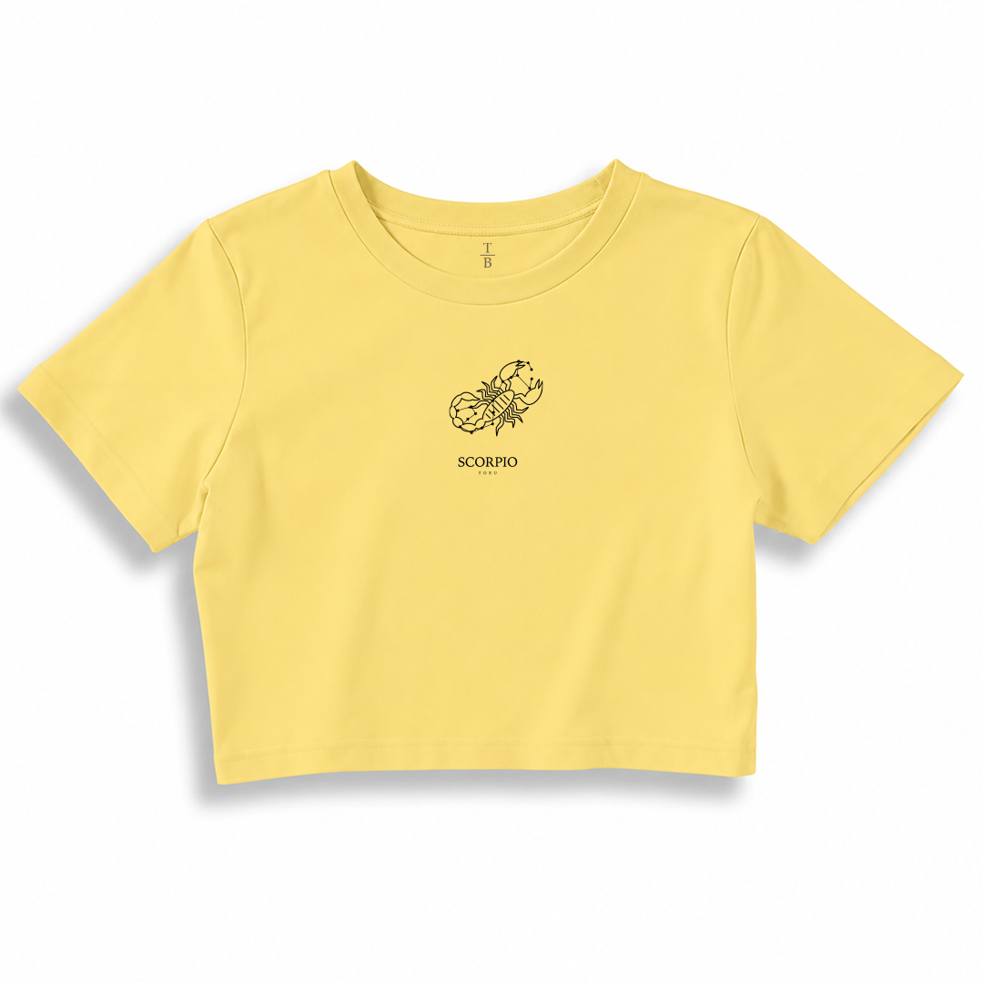Kadın Crop T-shirt / Scorpio