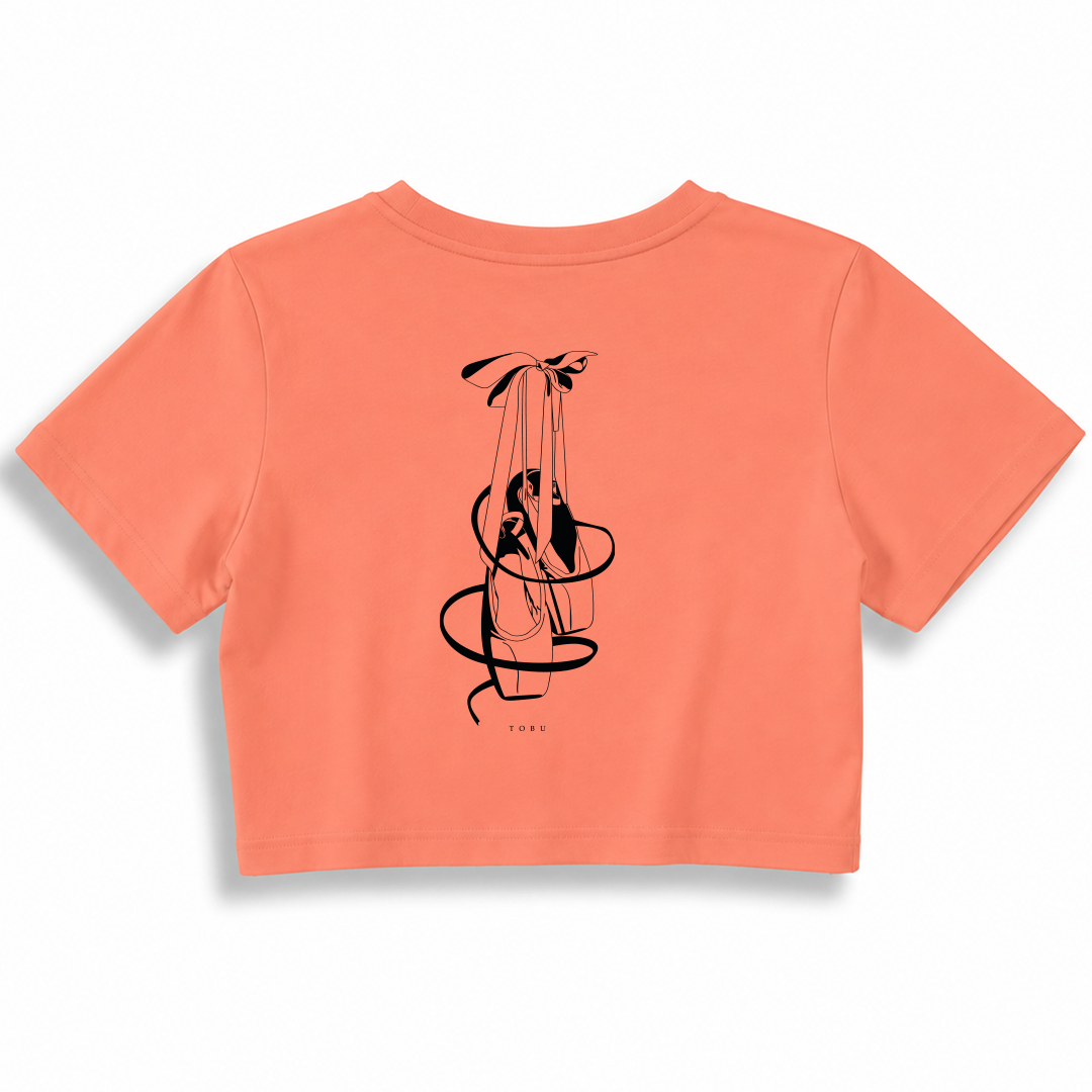 Kadın Crop Tshirt / Balerin