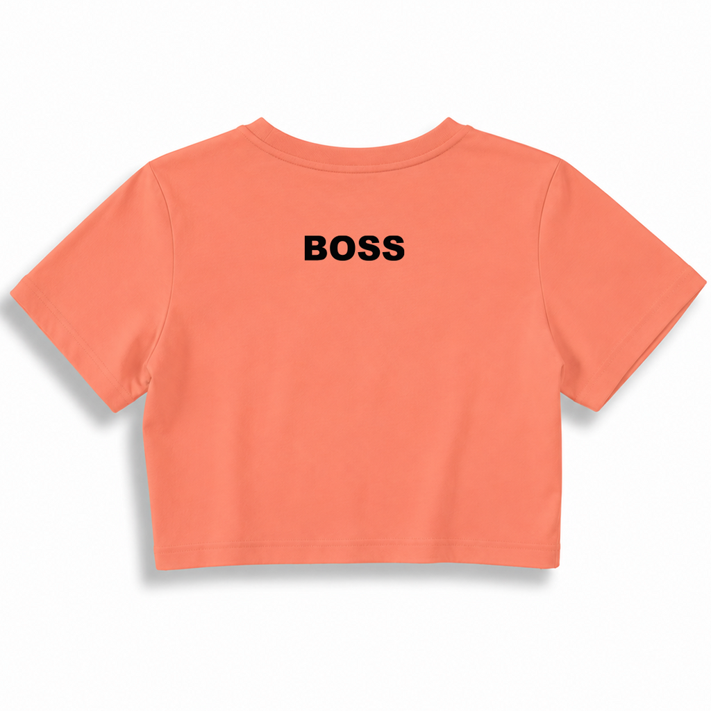 Kadın Crop T-shirt / Boss