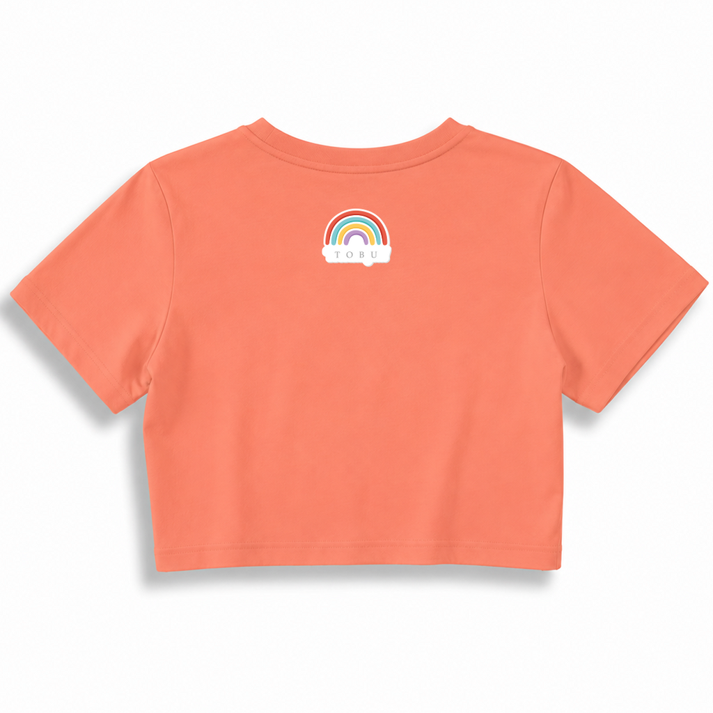Kadın Crop T-shirt /  Rainbow