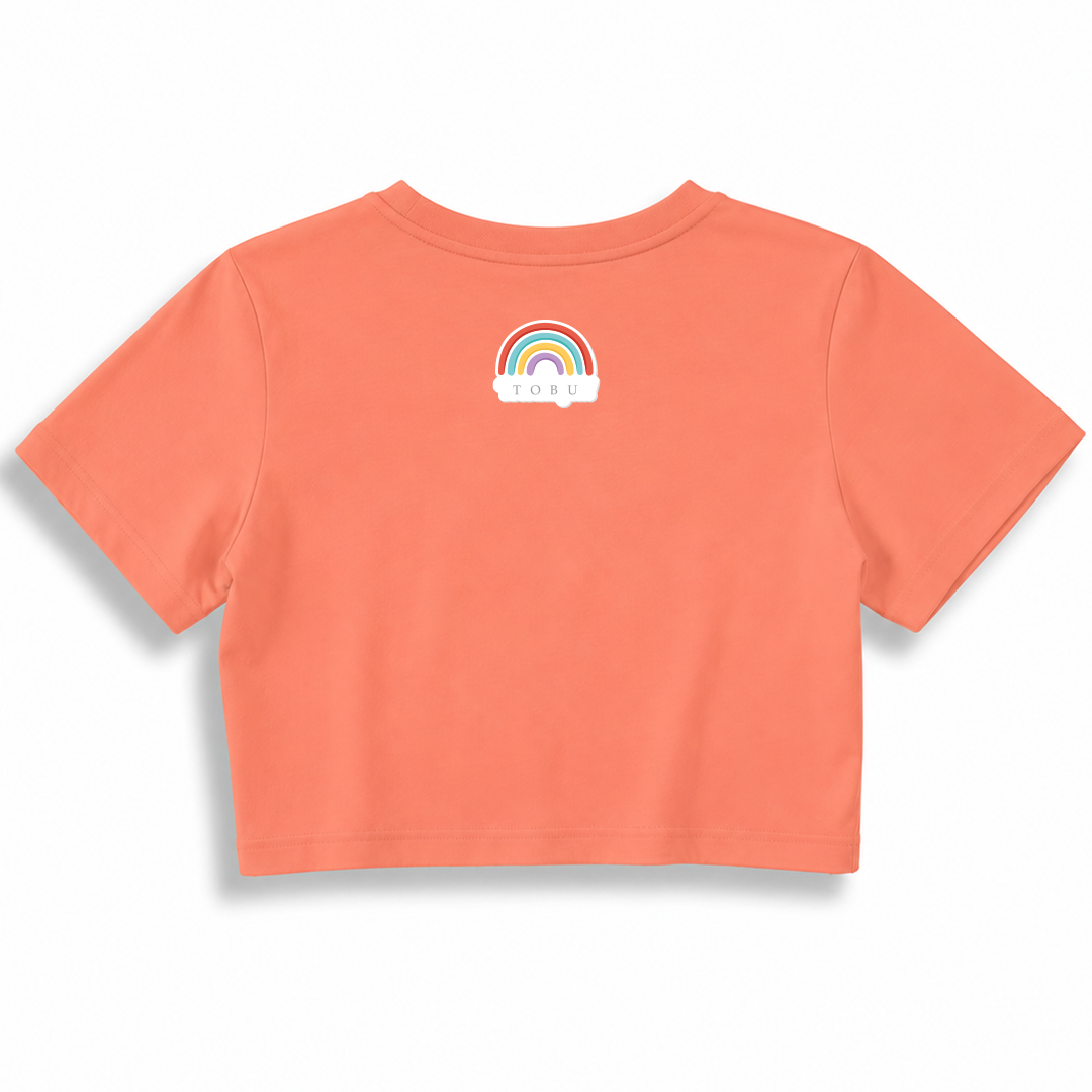 Kadın Crop T-shirt /  Rainbow