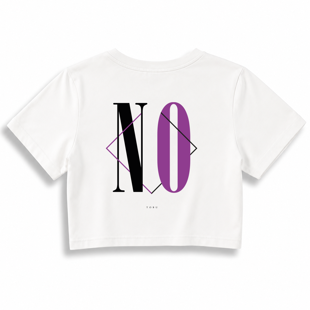 Kadın Crop T-shirt / NO