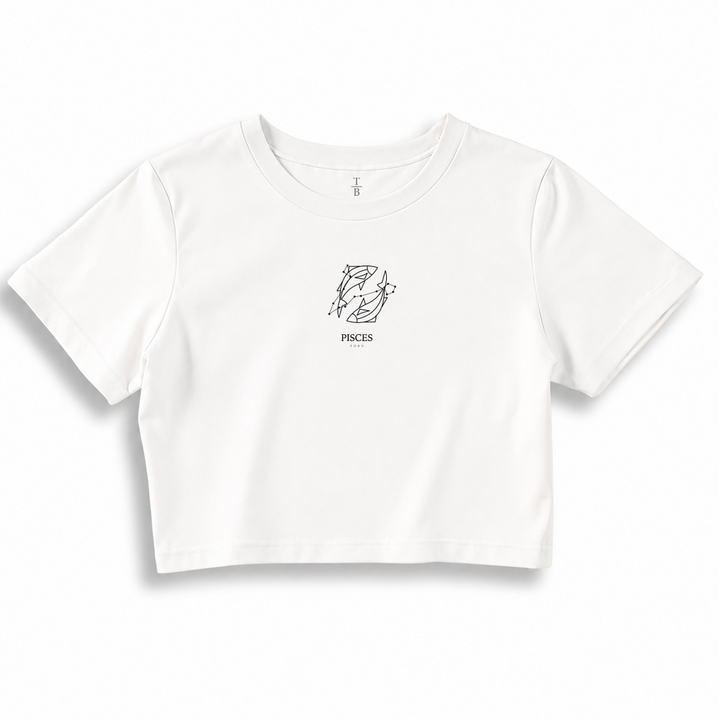 Kadın Crop T-shirt / Zodiac