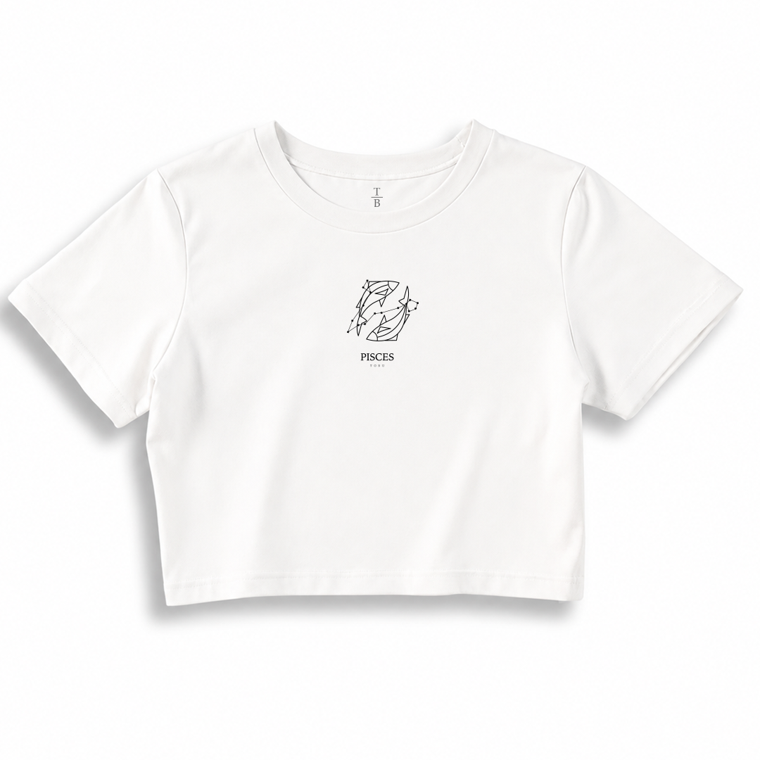 Kadın Crop T-shirt / Zodiac