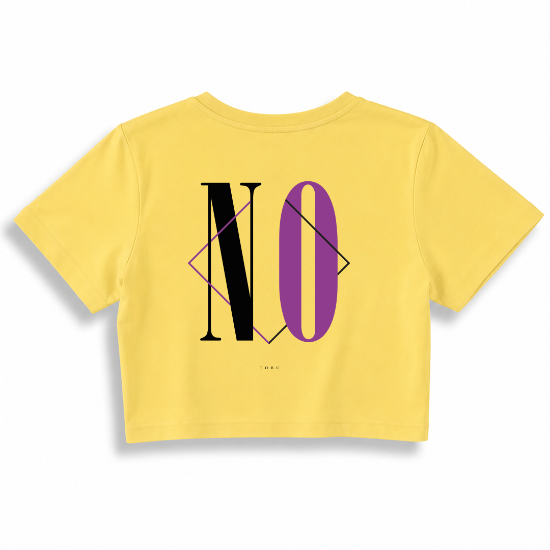 Kadın Crop T-shirt / NO