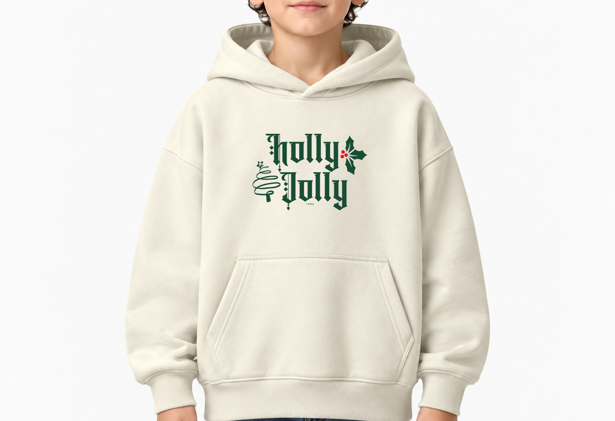 Çocuk Hoodie / Holly Jolly