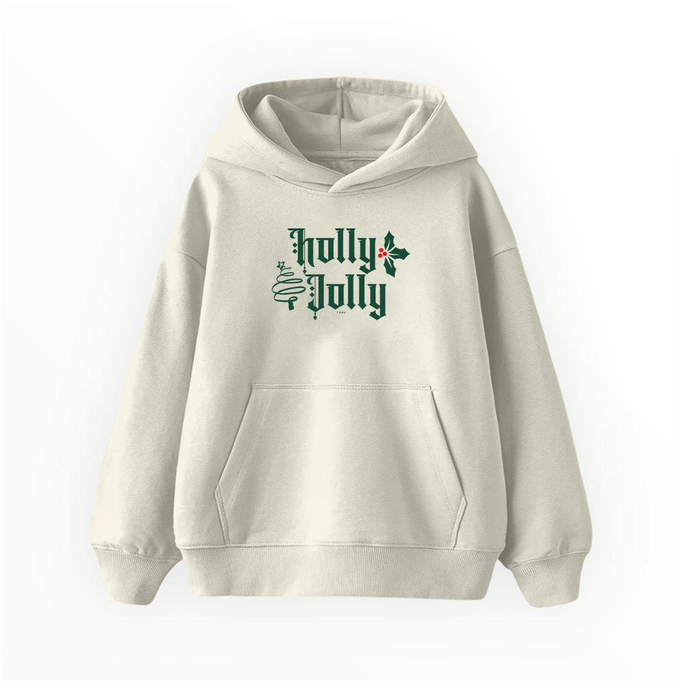 Çocuk Hoodie / Holly Jolly