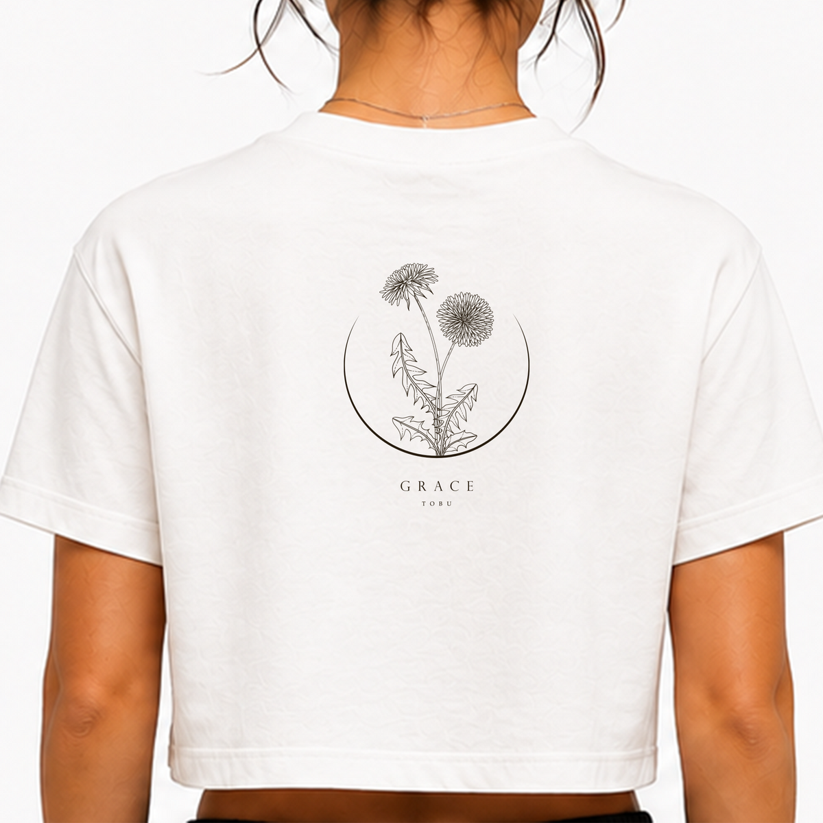 Kadın Crop T-shirt / Grace
