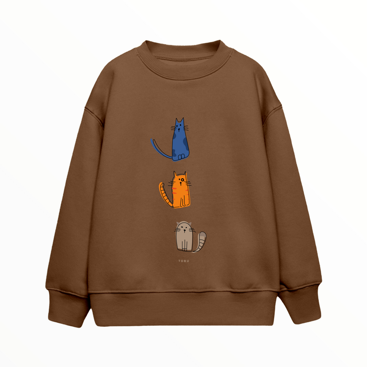 Çocuk Sweatshirt / Cats Trio