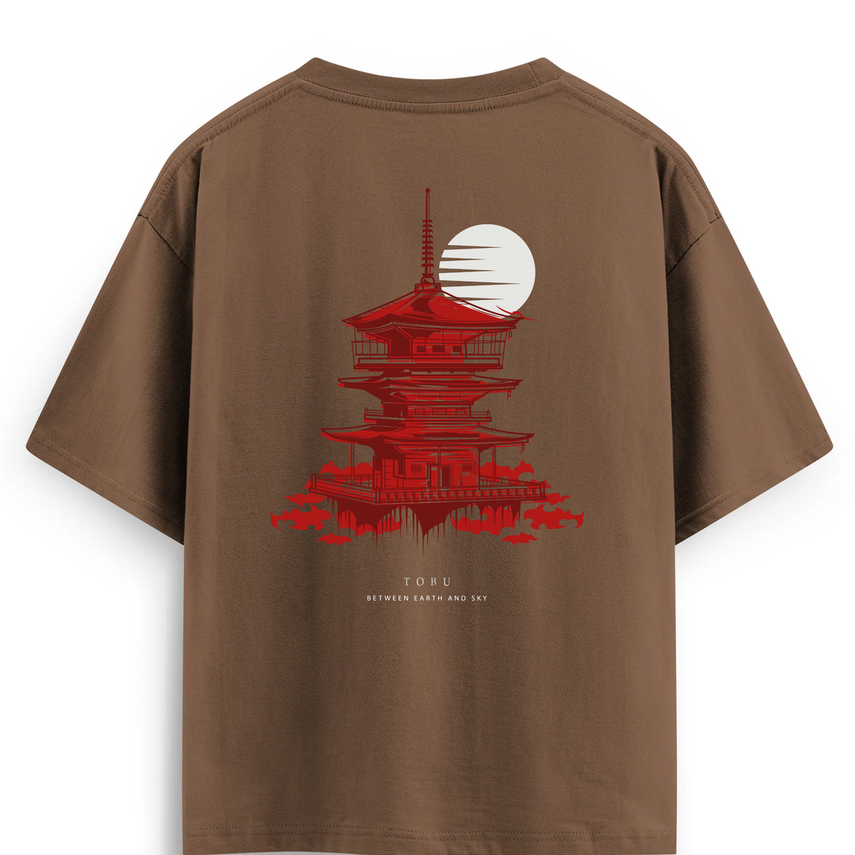 Oversize T-shirt / Instinct / japanese Temple