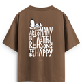 Oversize T-shirt / Mindset / To Be Happy