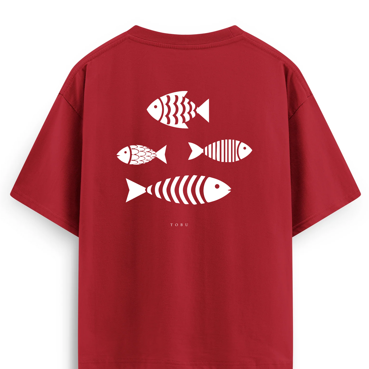Oversize T-shirt / Tobu Studio / Traditional fish