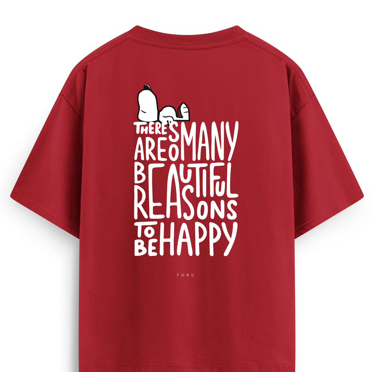 Oversize T-shirt / Mindset / To Be Happy