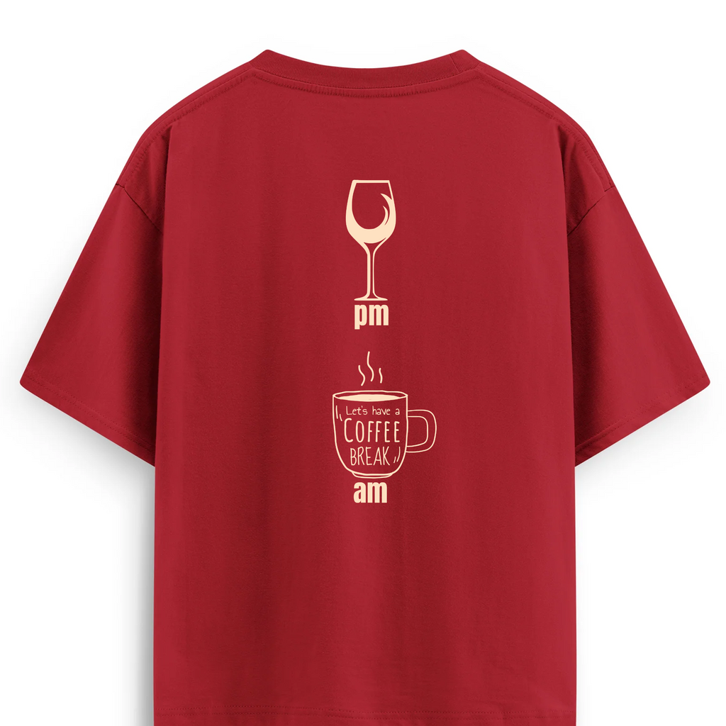 Oversize T-shirt / Mindset / PM/AM