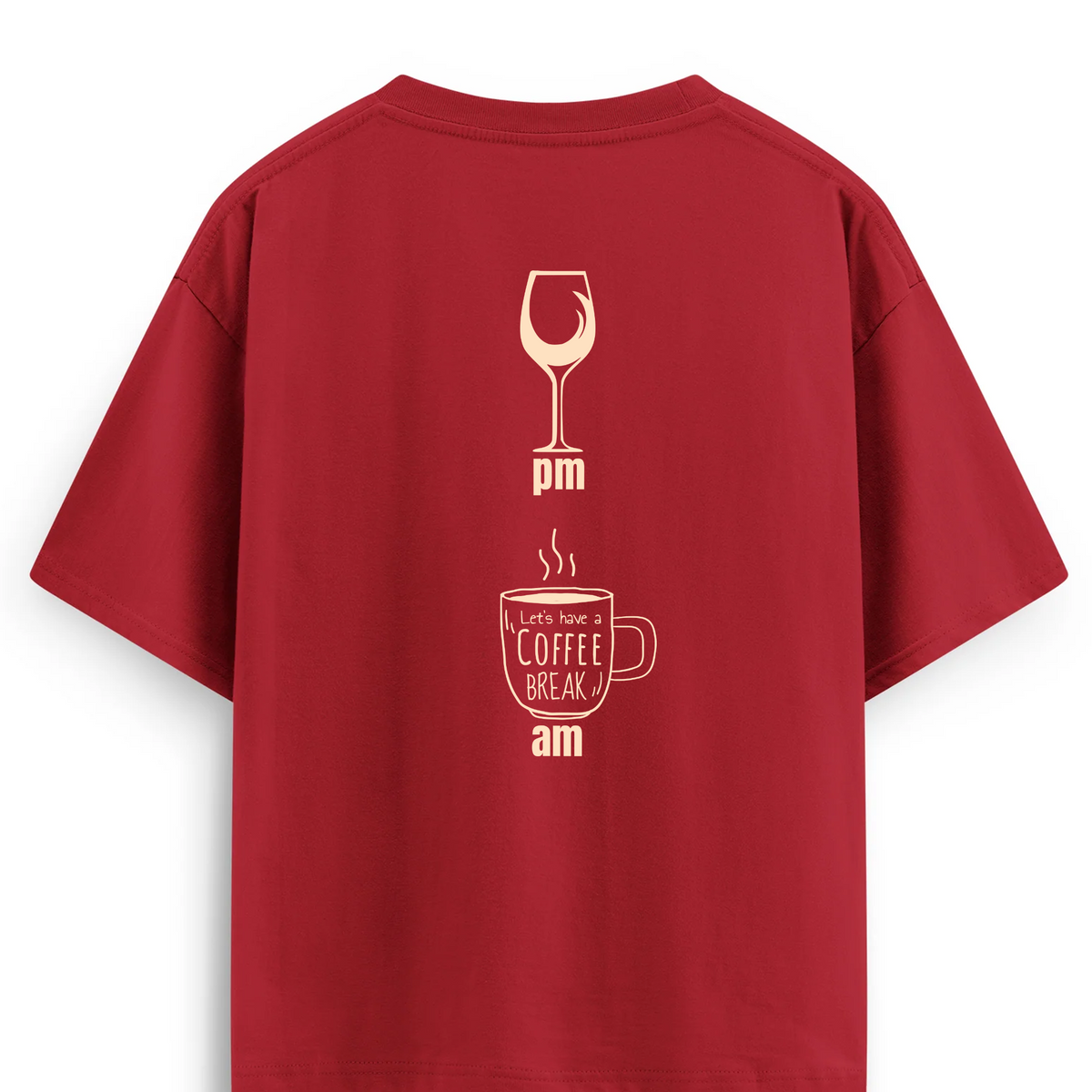 Oversize T-shirt / Mindset / PM/AM