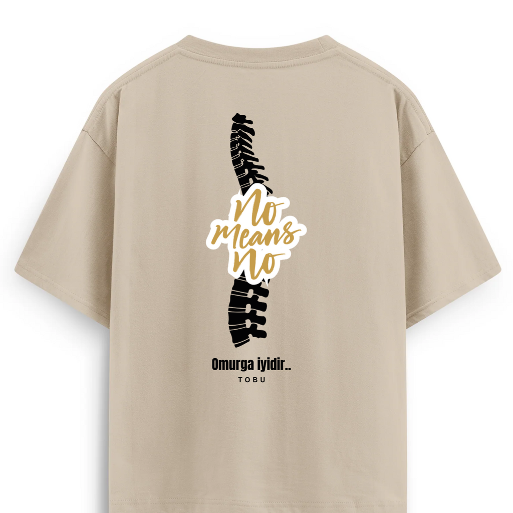 Oversize T-shirt  / Tobu Studio / No Means No