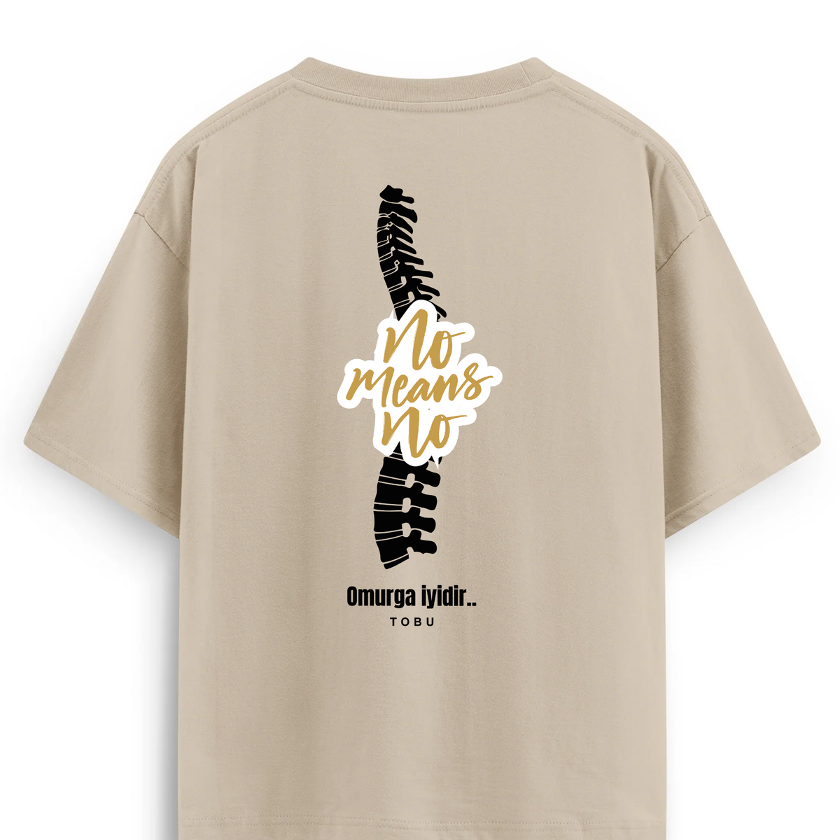 Oversize T-shirt  / Tobu Studio / No Means No