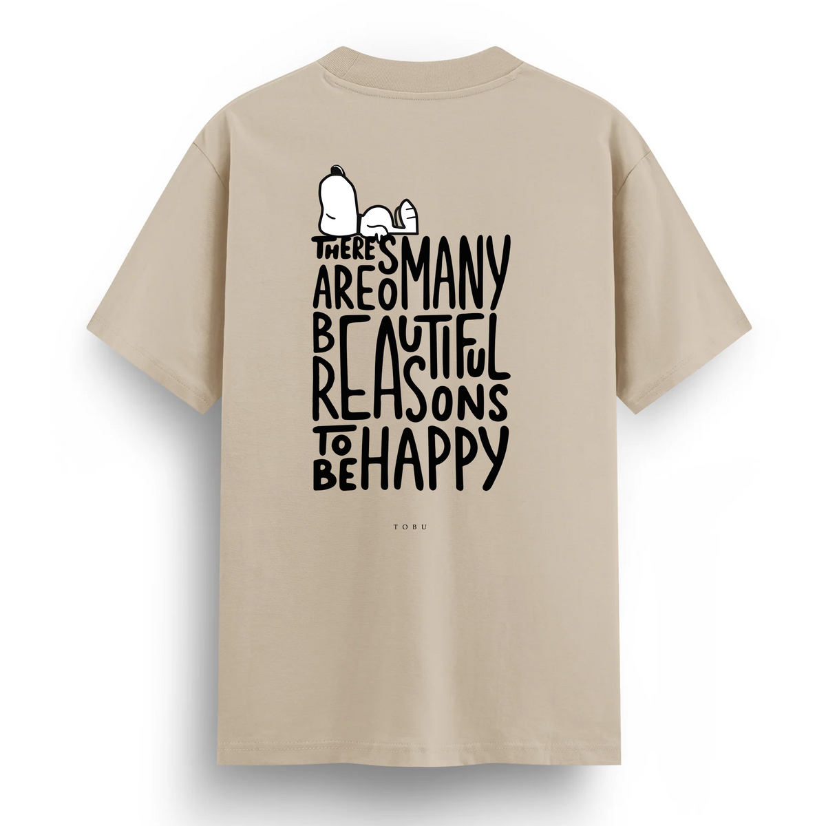 Regular T-shirt / To Be Happy