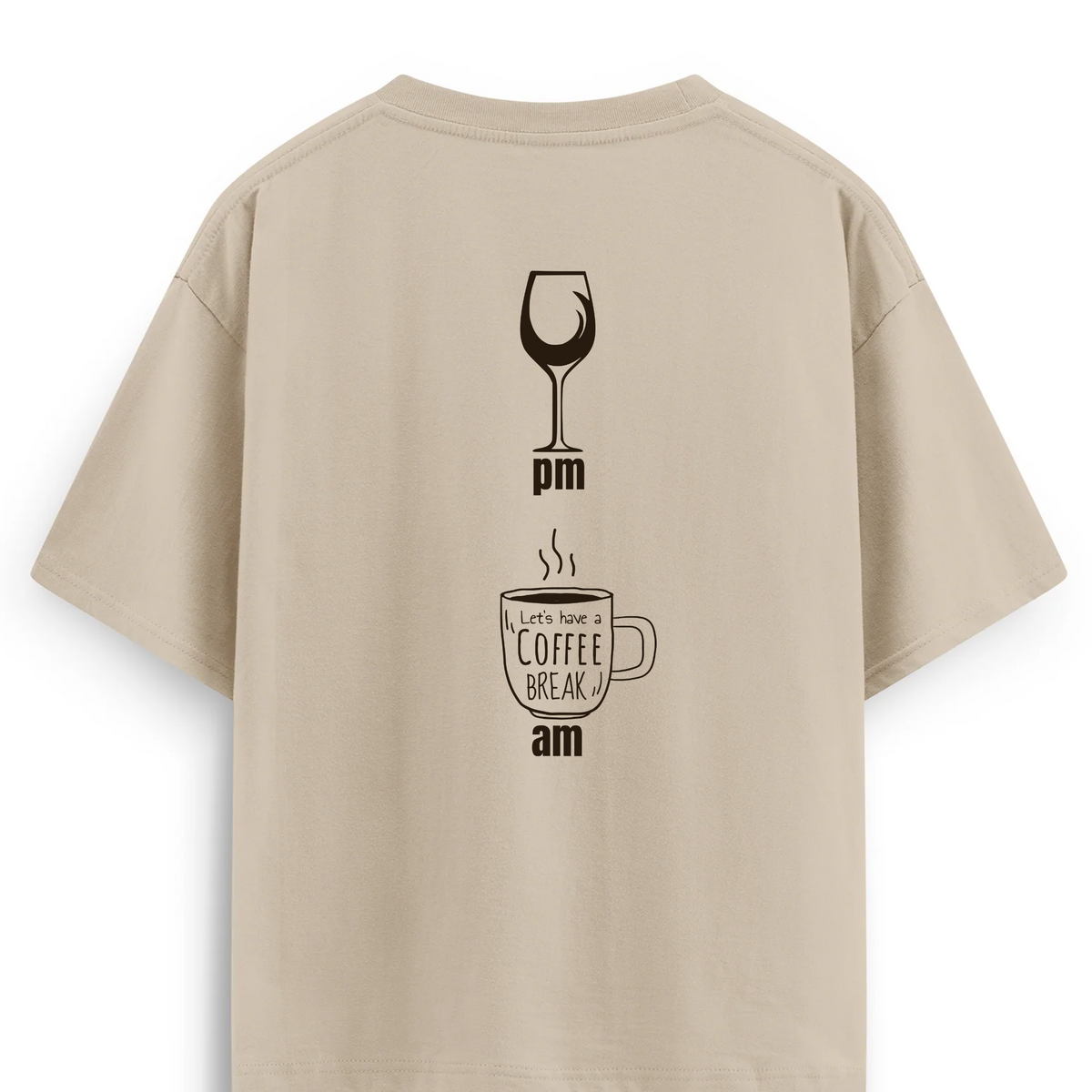 Oversize T-shirt / Mindset / PM/AM