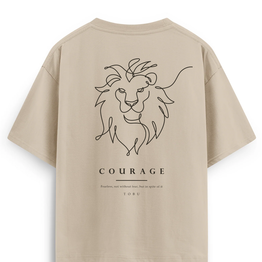 Oversize T-shirt / Instinct/ Courage