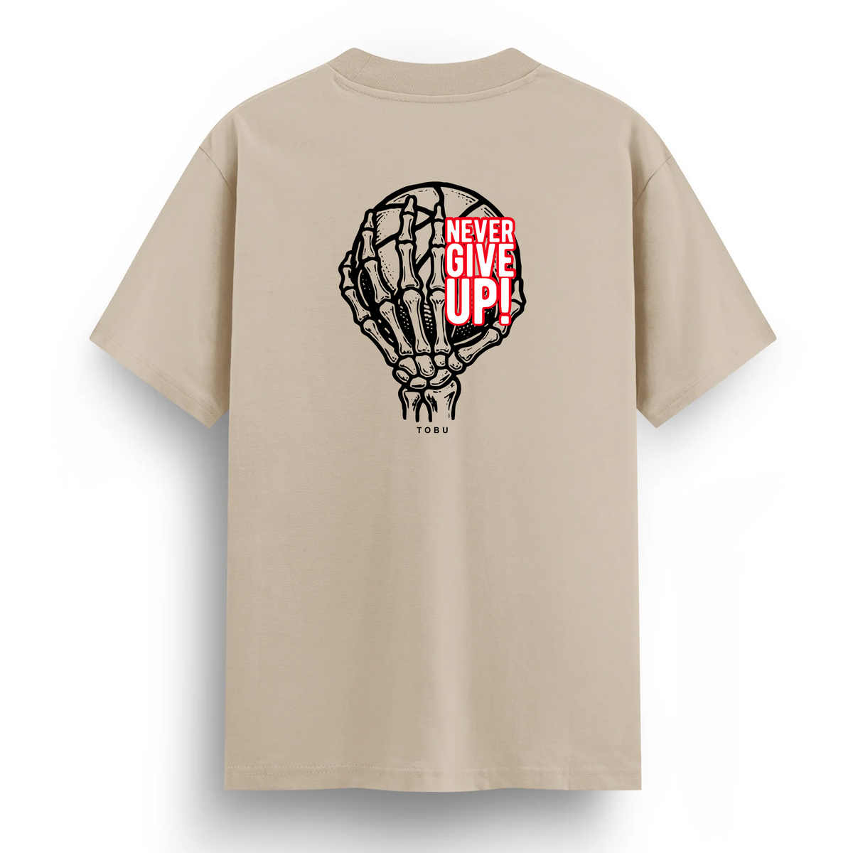 Regular T-shirt / Never GIVE UP