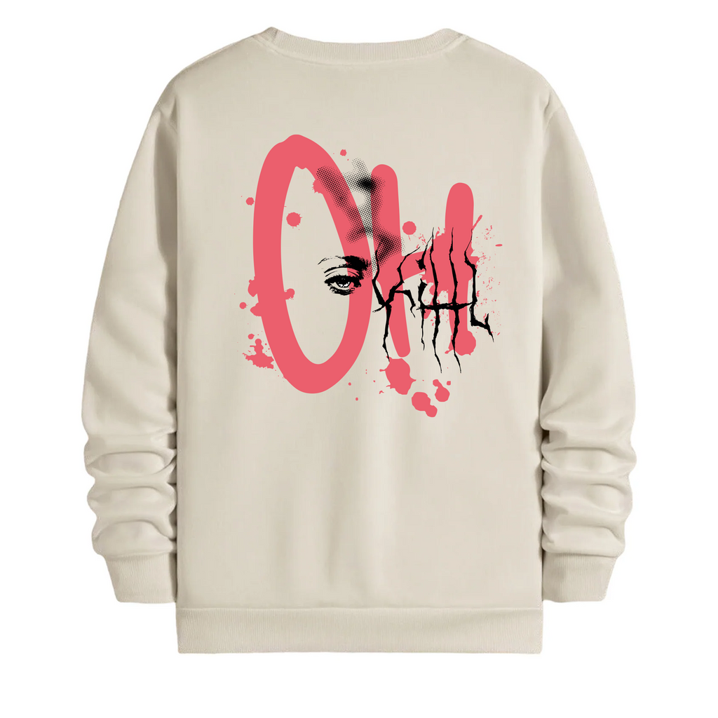 TOBU Unisex / Regular Şardonlu Sweatshirt / OH
