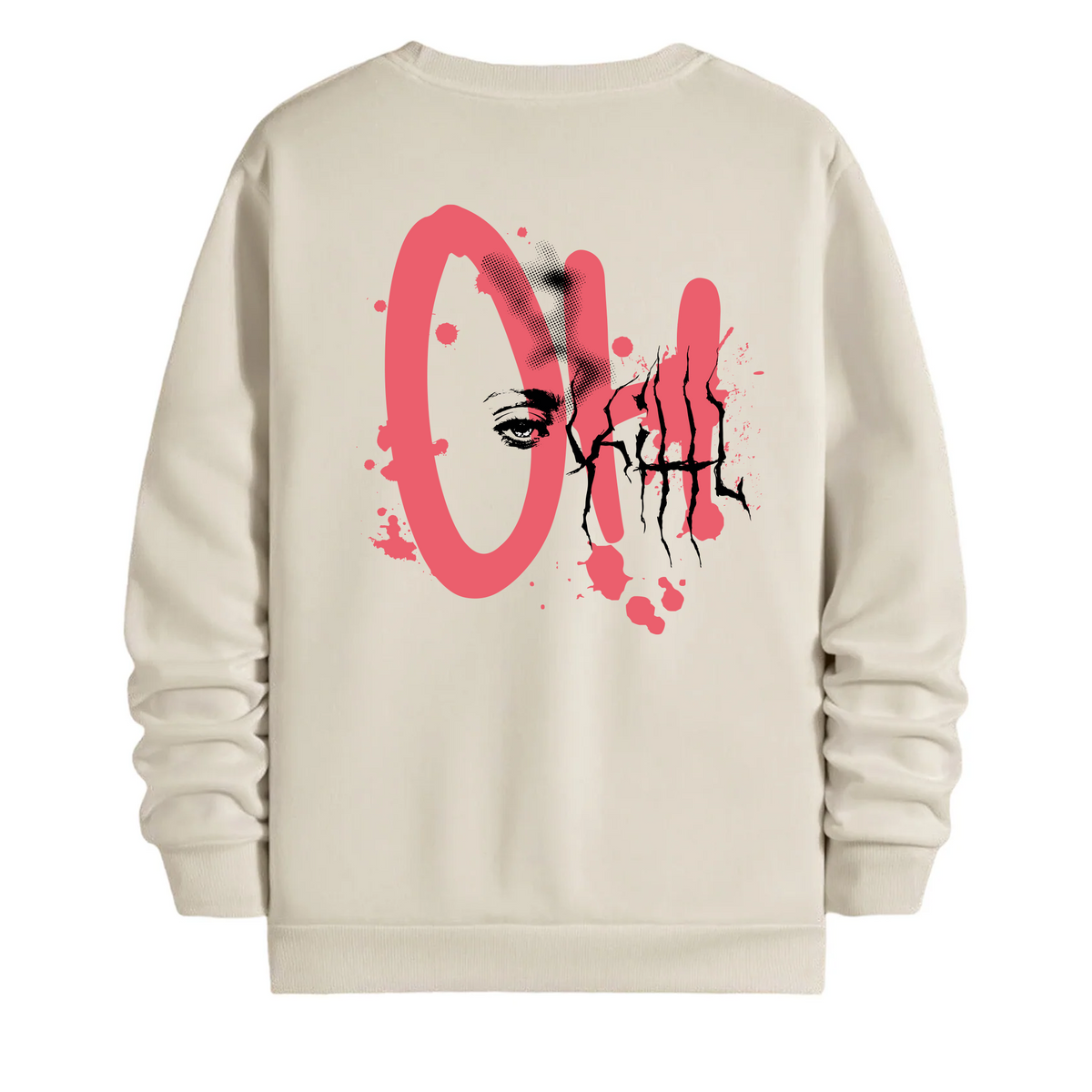 TOBU Unisex / Regular Şardonlu Sweatshirt / OH