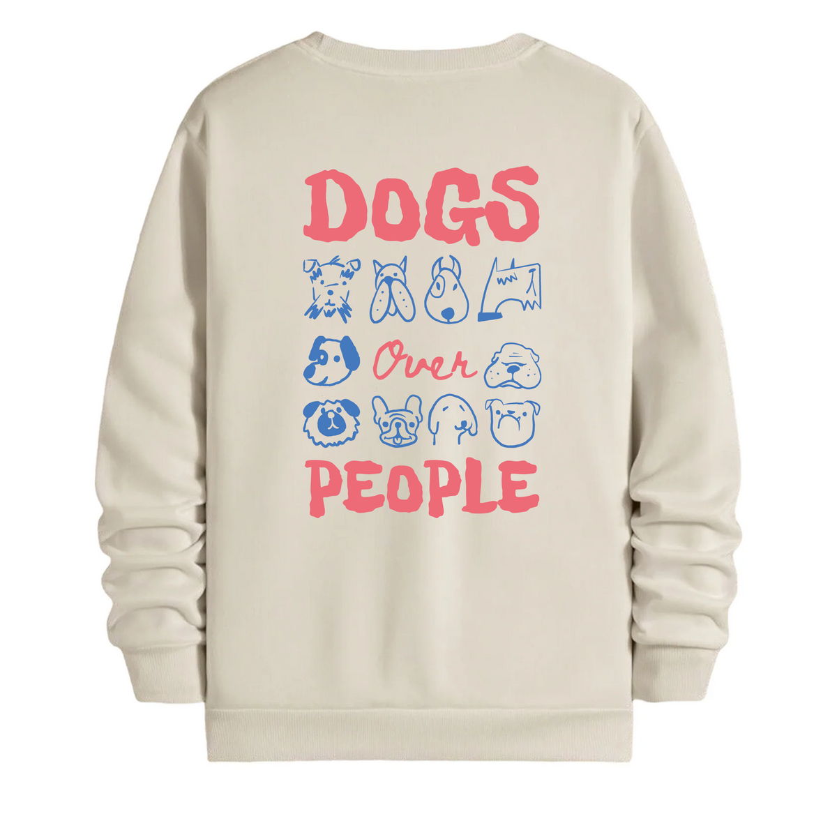 TOBU Unisex / Regular Şardonlu Sweatshirt / Dogs