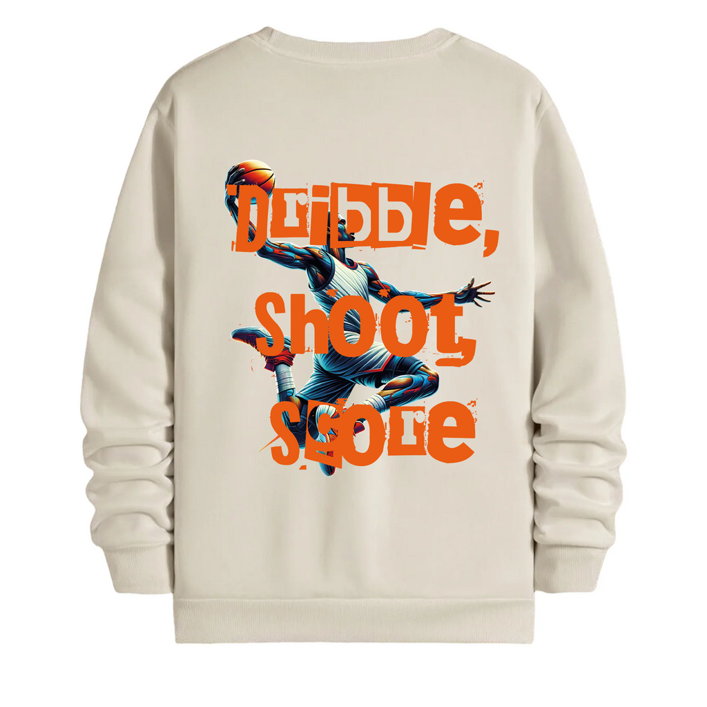 TOBU Unisex / Regular Şardonlu Sweatshirt / Dribble