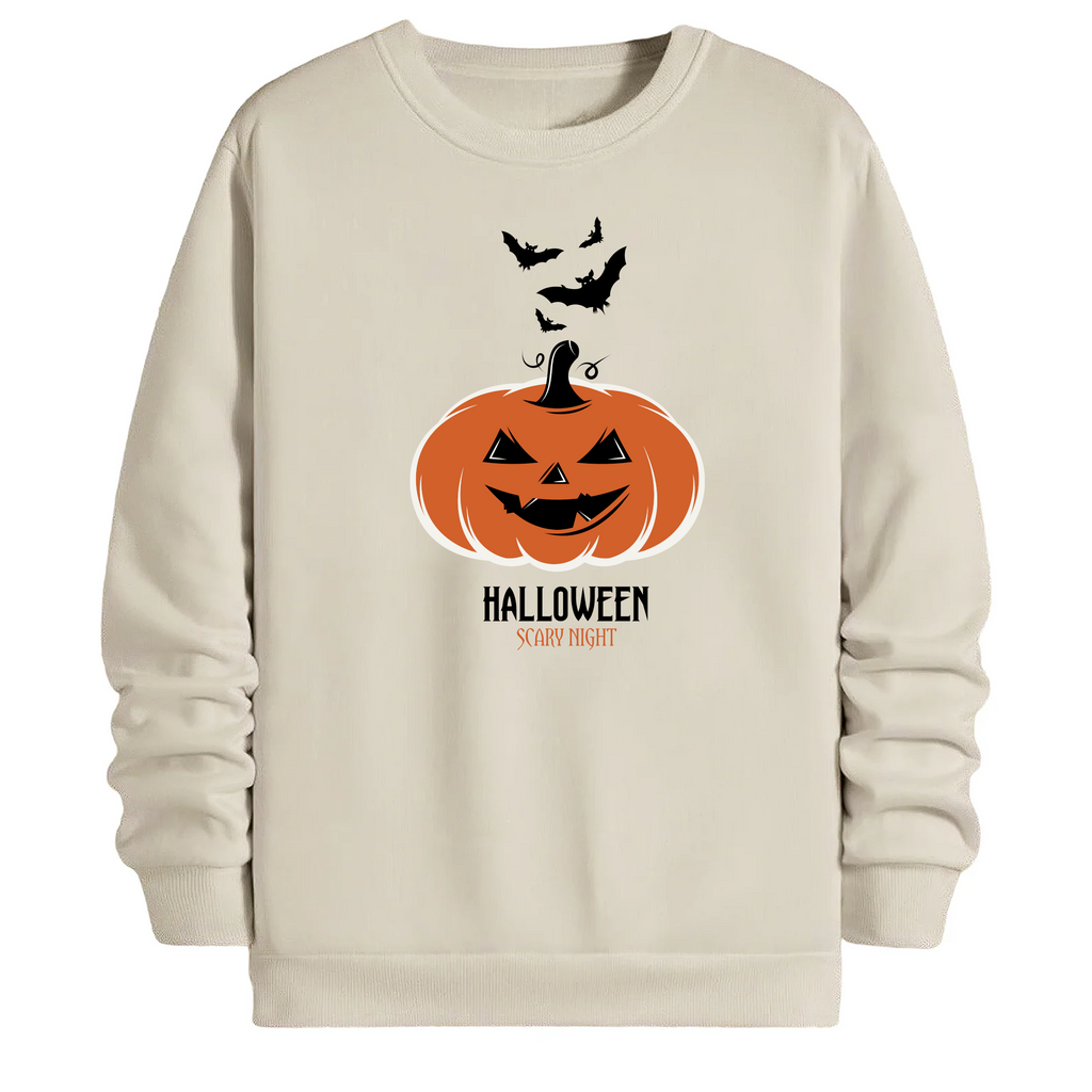 TOBU Unisex / Regular Şardonlu Sweatshirt / Scary Night