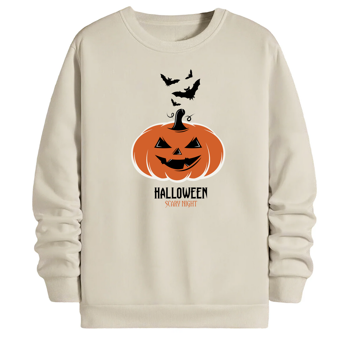 TOBU Unisex / Regular Şardonlu Sweatshirt / Scary Night