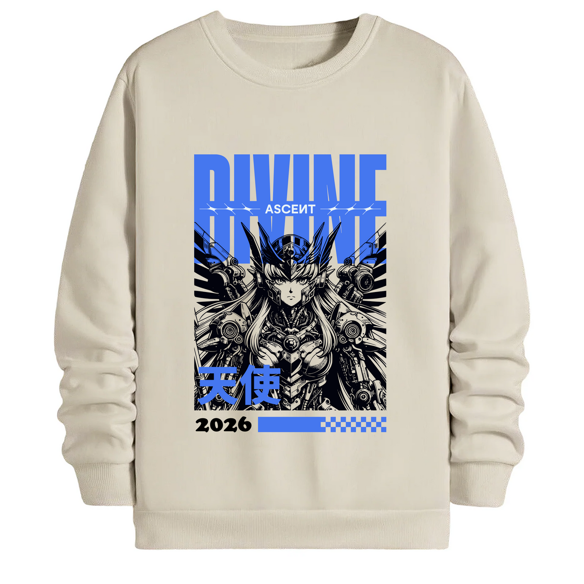 TOBU Unisex / Regular Şardonlu Sweatshirt / Ascent