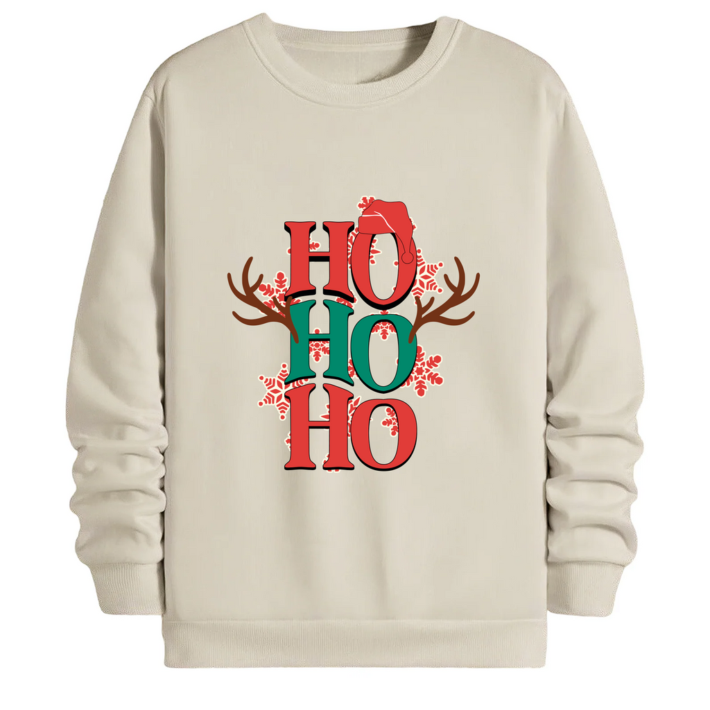 TOBU Unisex / Regular Şardonlu Sweatshirt / Ho Ho