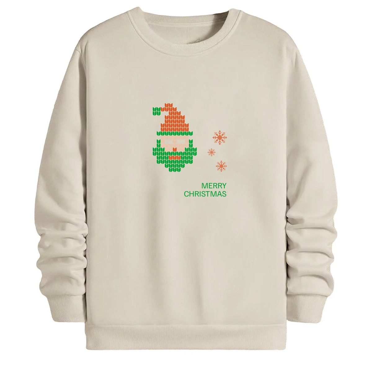 TOBU Unisex / Regular Şardonlu Sweatshirt / Merry Christmas 2