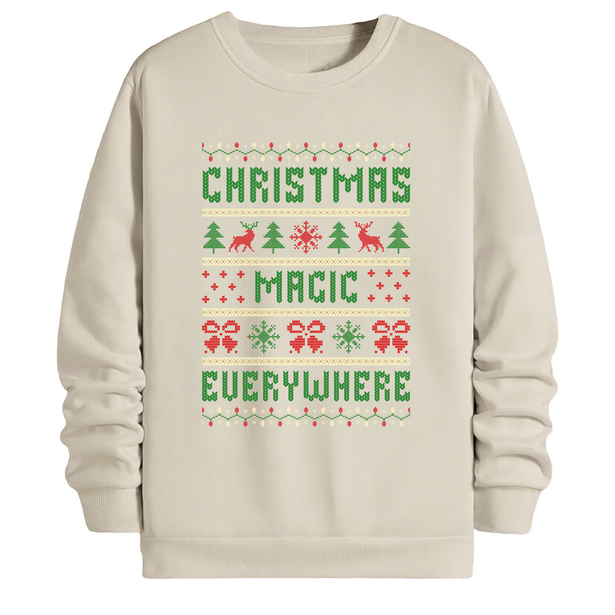 TOBU Unisex / Regular Şardonlu Sweatshirt / Magic Everywhere