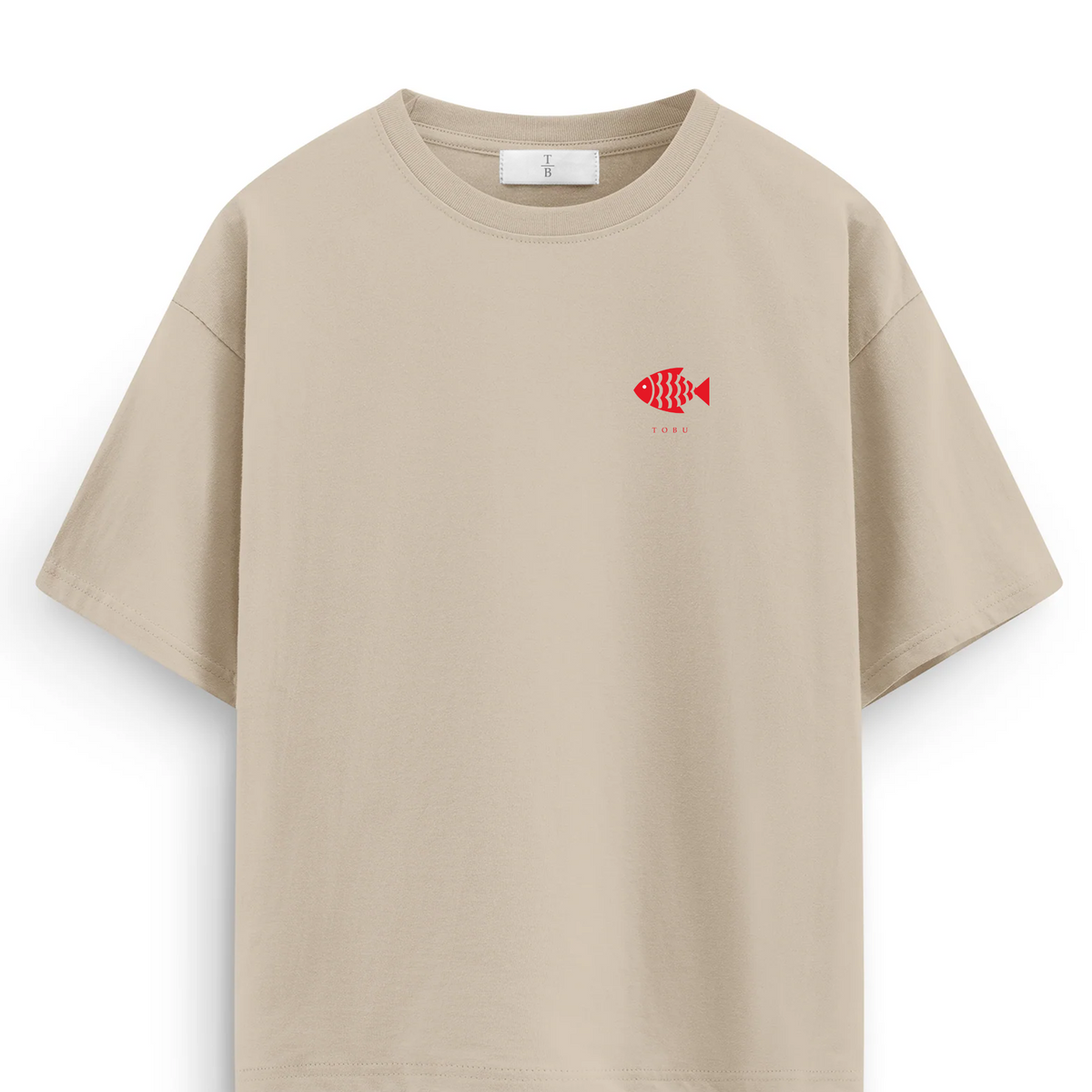 Oversize T-shirt / Tobu Studio / Traditional fish