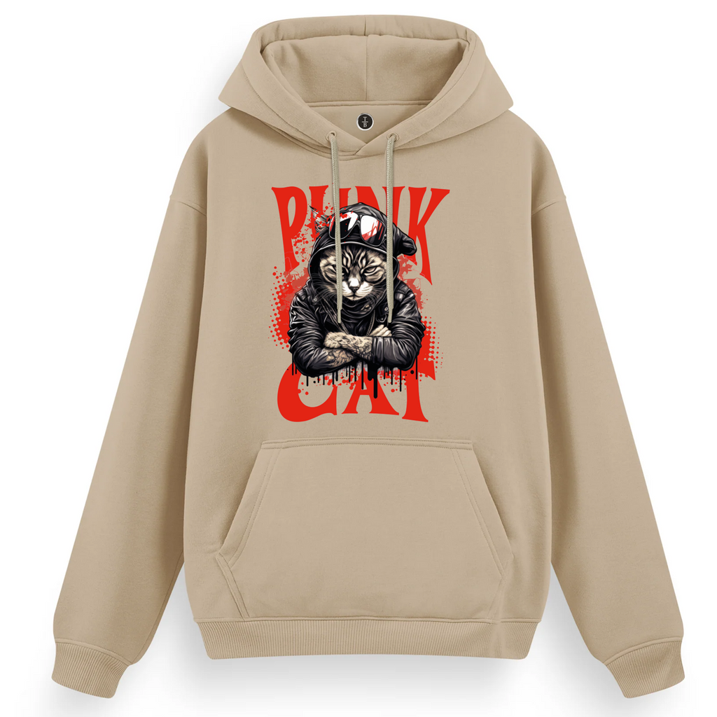 Regular Hoodie / Punk Cat