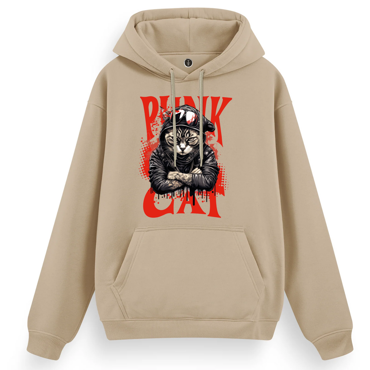 Regular Hoodie / Punk Cat