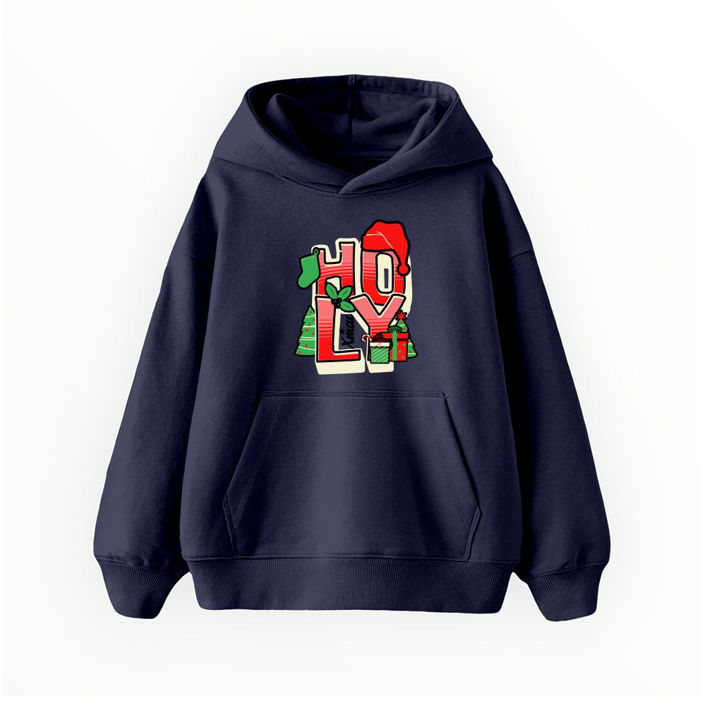 Çocuk Hoodie / Holly Jolly