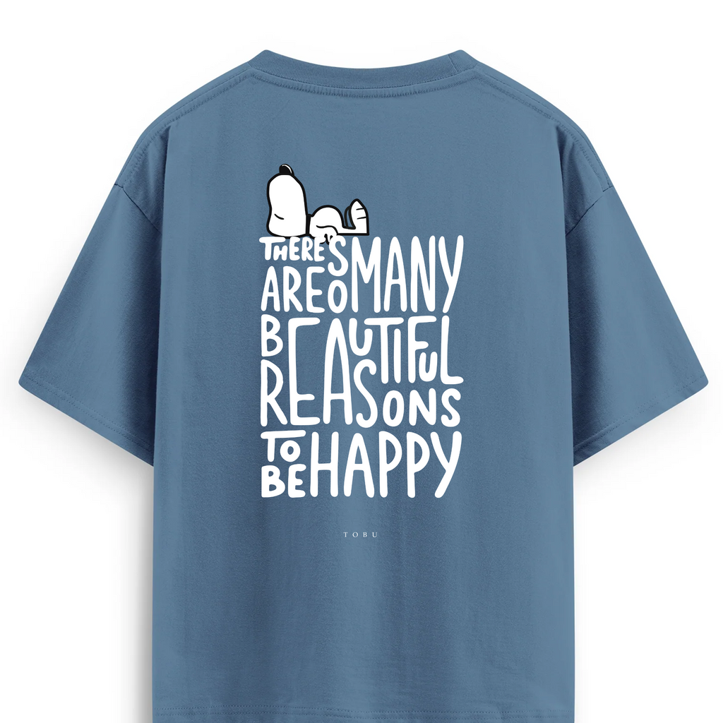 Oversize T-shirt / Mindset / To Be Happy