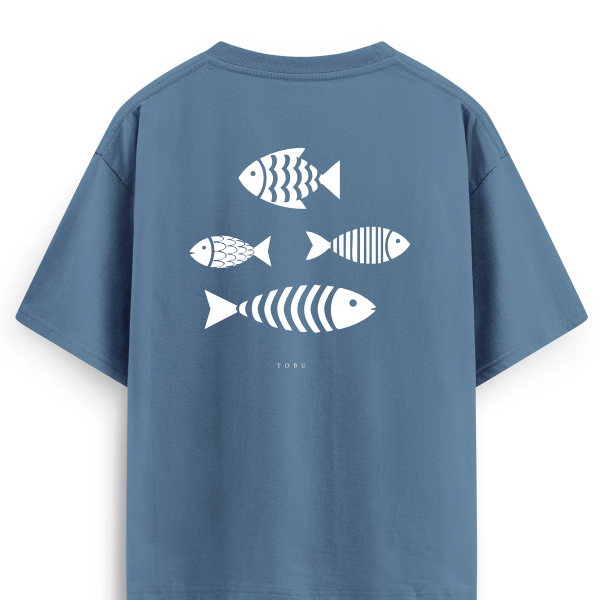 Oversize T-shirt / Tobu Studio / Traditional fish