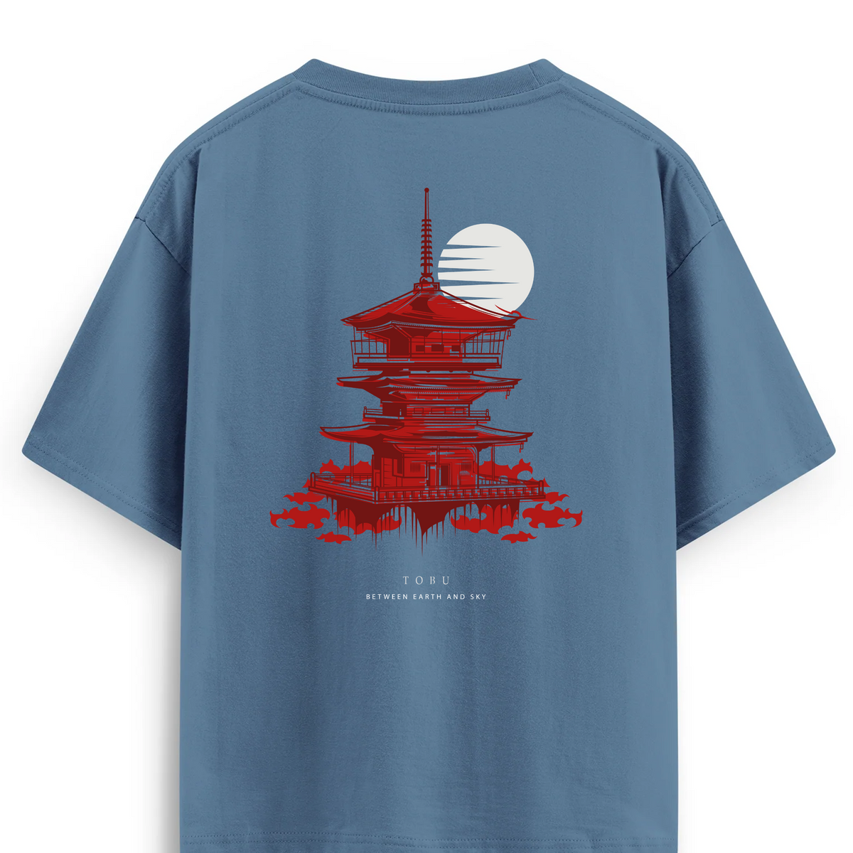 Oversize T-shirt / Instinct / japanese Temple