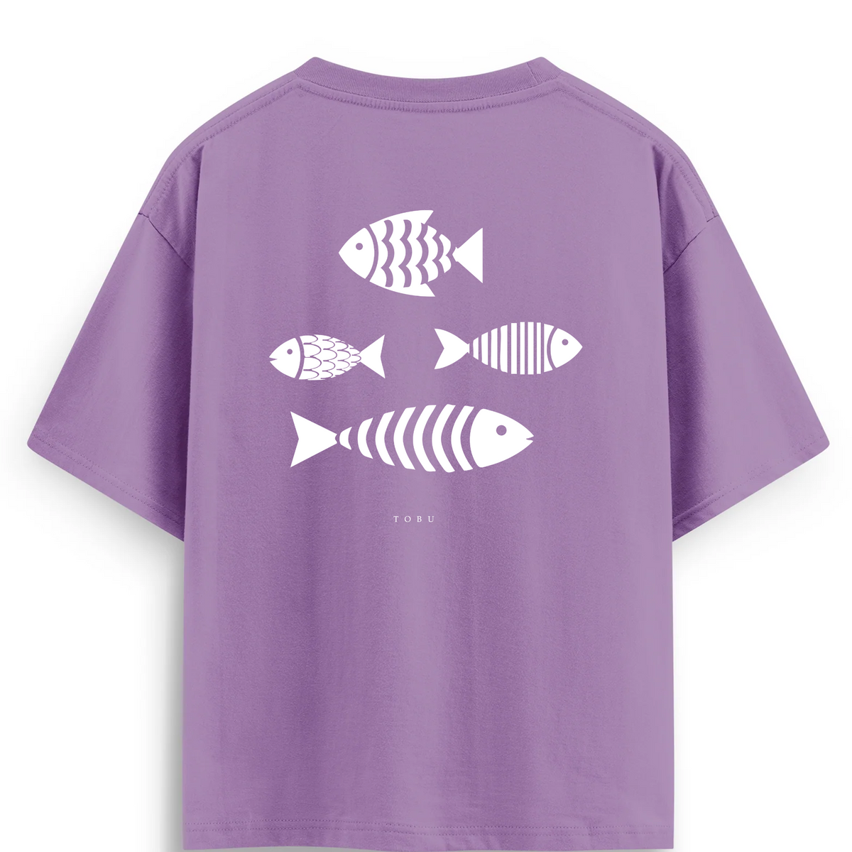 Oversize T-shirt / Tobu Studio / Traditional fish