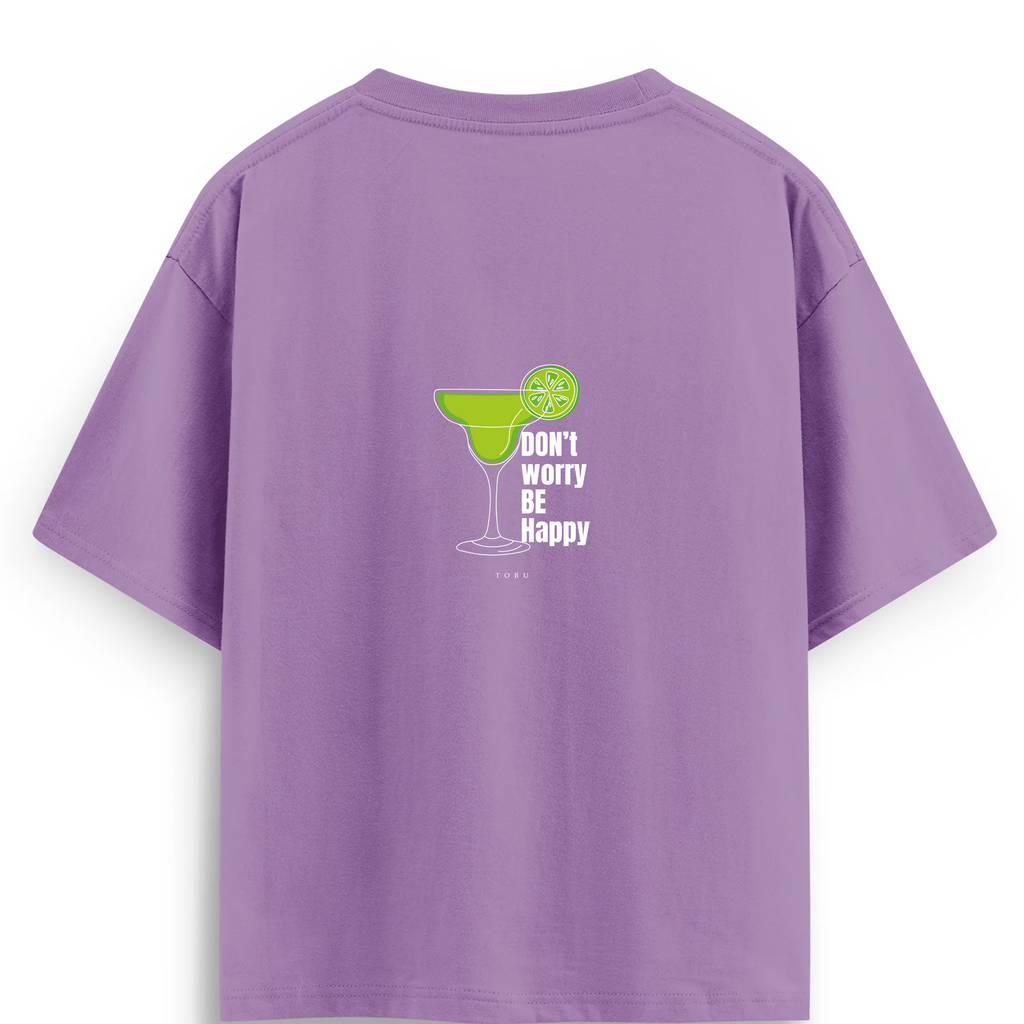Oversize T-shirt / Mindset / Be hAppy