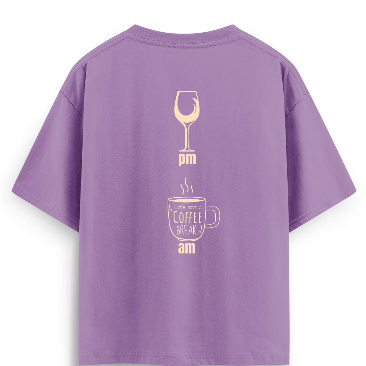 Oversize T-shirt / Mindset / PM/AM