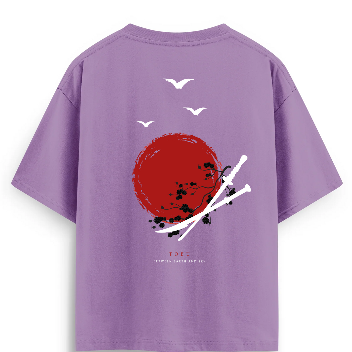 Oversize T-shirt / Instinct  / Samurai Sword