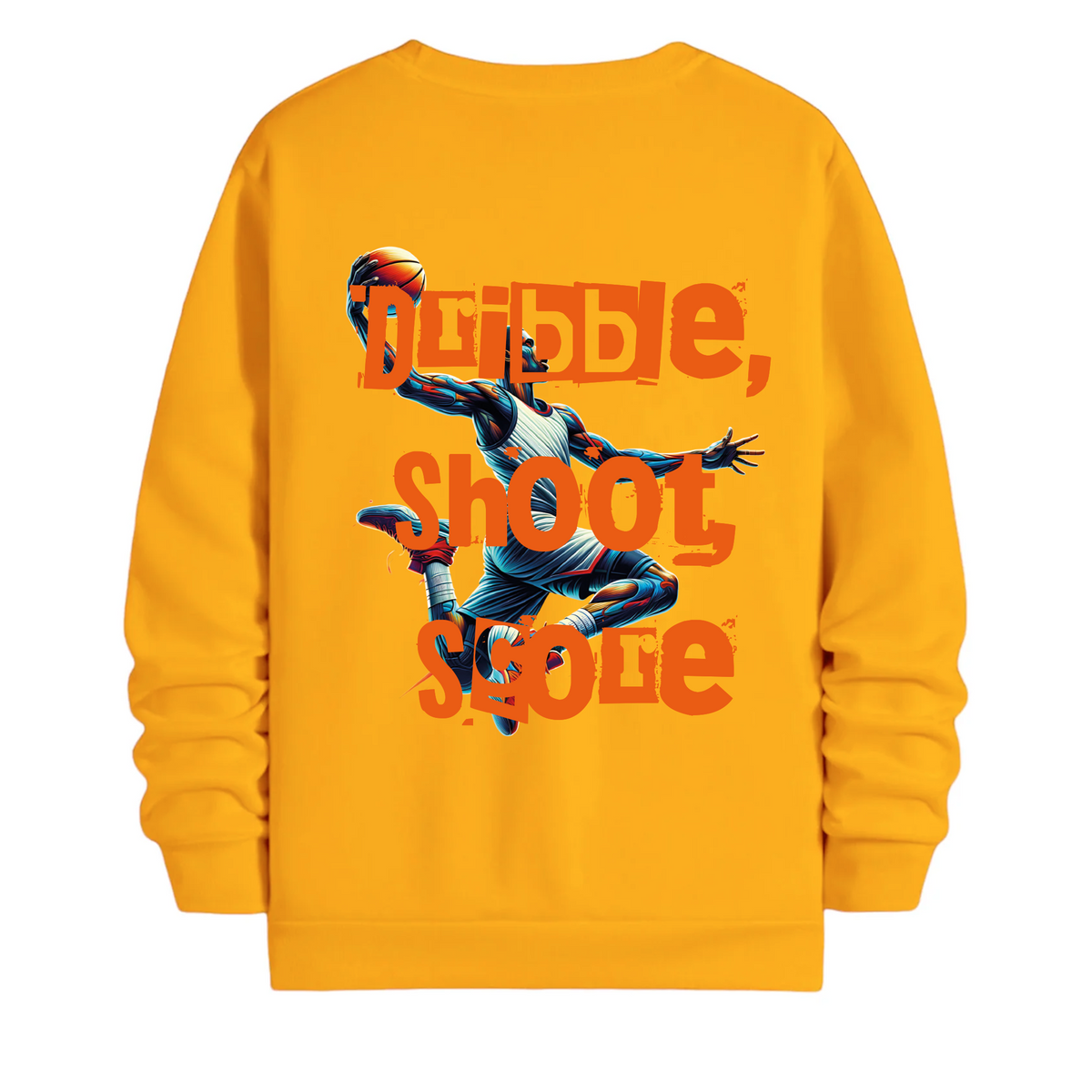 TOBU Unisex / Regular Şardonlu Sweatshirt / Dribble