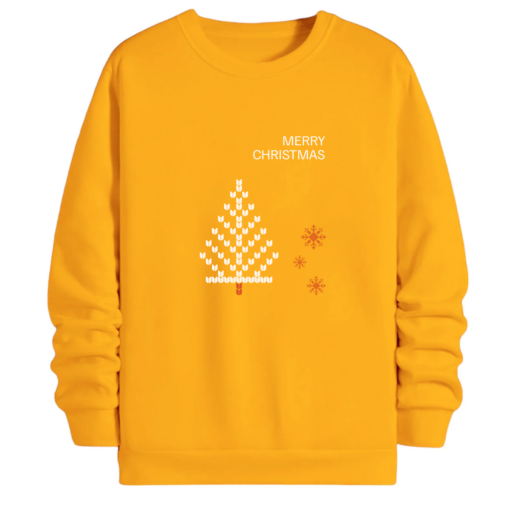 TOBU Unisex / Regular Şardonlu Sweatshirt / Merry Christmas