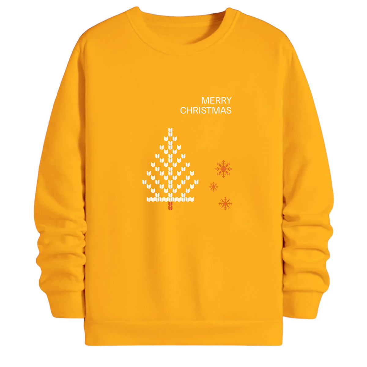 TOBU Unisex / Regular Şardonlu Sweatshirt / Merry Christmas
